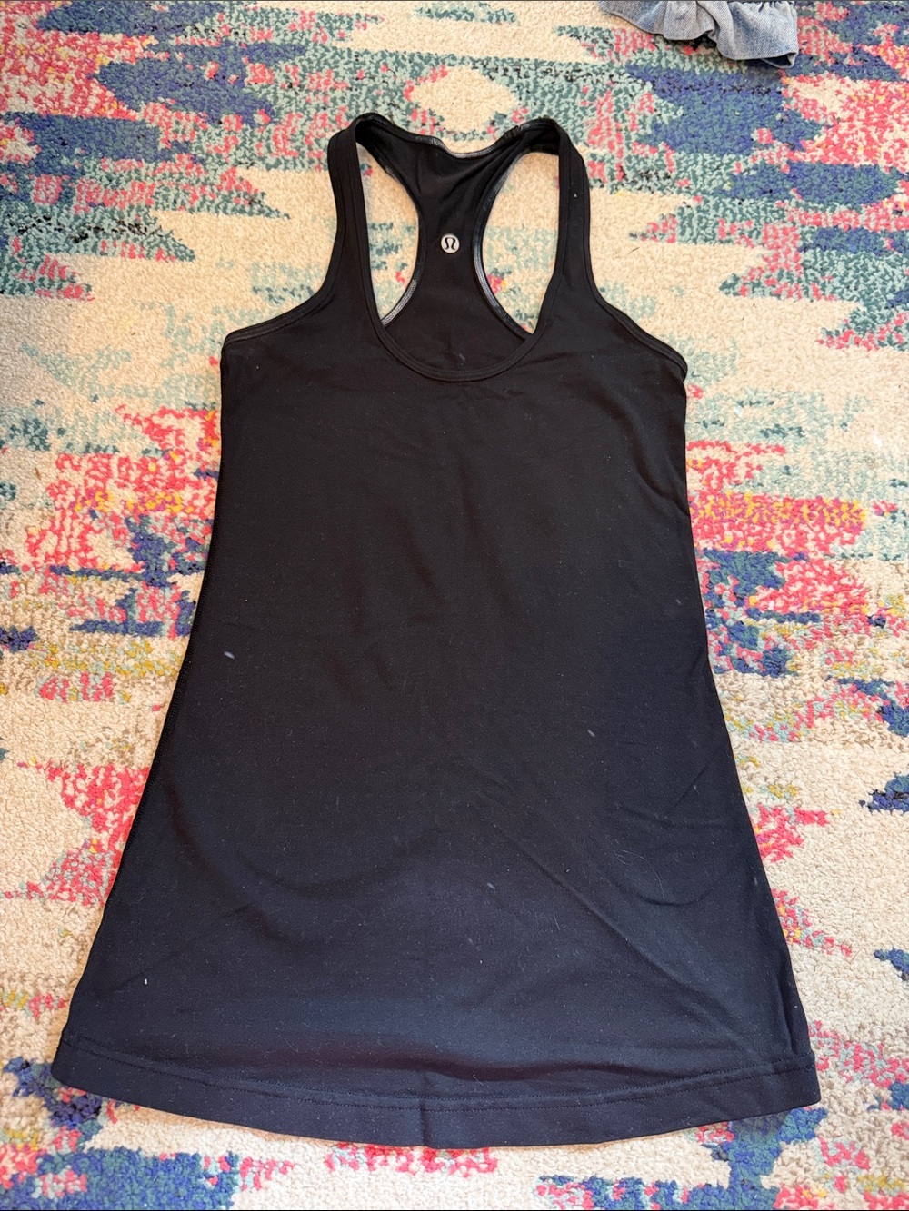 lululemon athletica Black Racerback Tank Top